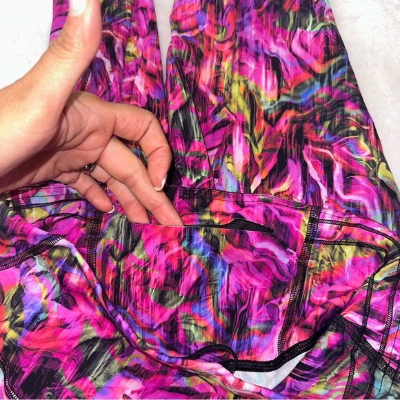 Lululemon Base Pace Hyper Flow Pink Leggings sz 8 - Picture 9 of 11